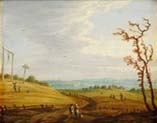 flemish landscape with gallows hill